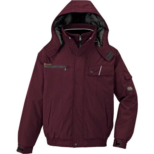 アイトス 防寒ブルゾン ワイン L