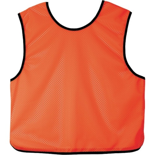 アイトス ジュニアビブスナンバーなし蛍光オレンジ