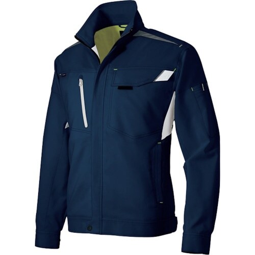 アイトス 長袖ブルゾンストレッチ裏綿(ライトフィッ