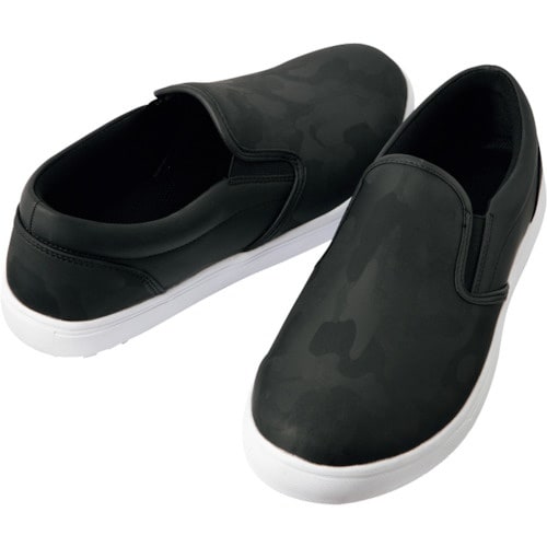 アイトス 耐油耐滑スニーカーカモフラブラック29.