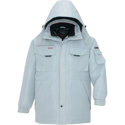 アイトス 防寒コート グレー LL