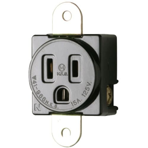 明工 接地埋込コンセント P:54 φ4.5 機