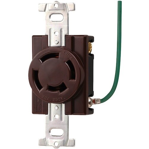 明工 接地3P 20A 引掛埋込コンセント(接地リ