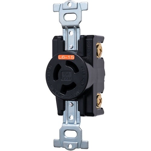 明工 接地2P 15A引掛埋込コンセント 15 2