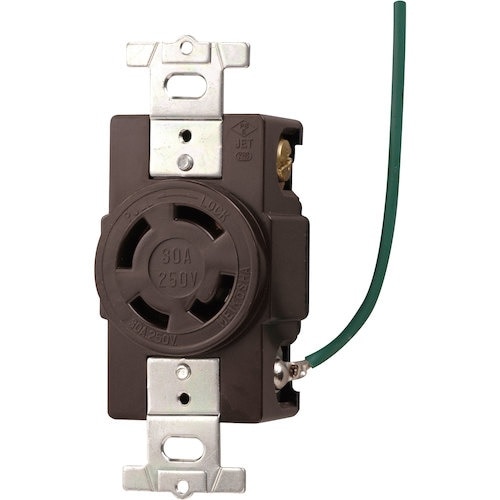 明工 接地3P 30A 引掛埋込コンセント(接地リ