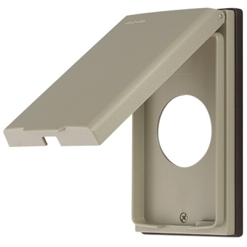 明工 ML防滴プレート1コ用コンセント φ41.5