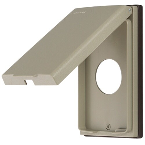 明工 ML防滴プレート1コ用コンセント φ35.5