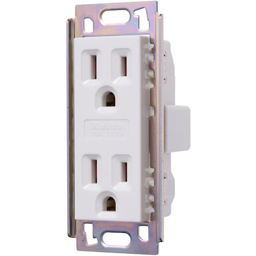 明工 機器用ML接地ダブルコンセント(B形)P83