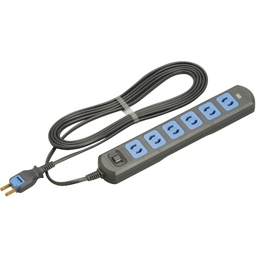 明工 スパコンタップ抜け止め(6コ口)スライドスイ