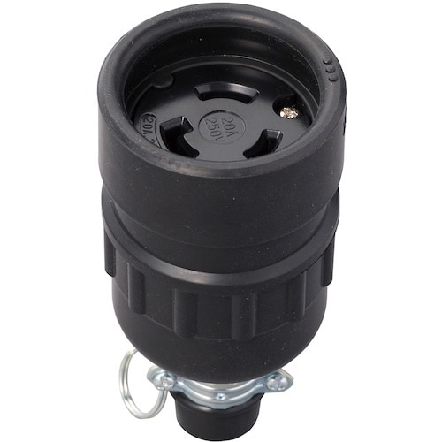 明工 接地2P 20A 引掛防水コネクターボデー