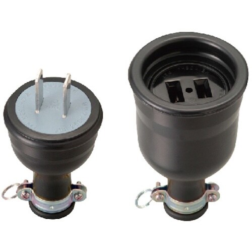 明工 2P 30A 防水コネクター(組)