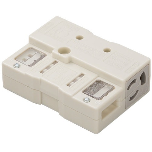 明工 アクセスフロア用コンセント2型(2コ口)(白