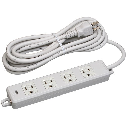 明工 横形OA用接地タップ4コ口 ランプ、マグネッ