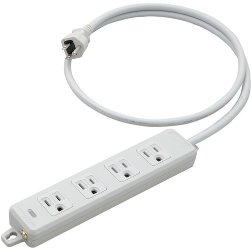 明工 横形OA用接地タップ4コ口 ランプ、マグネッ