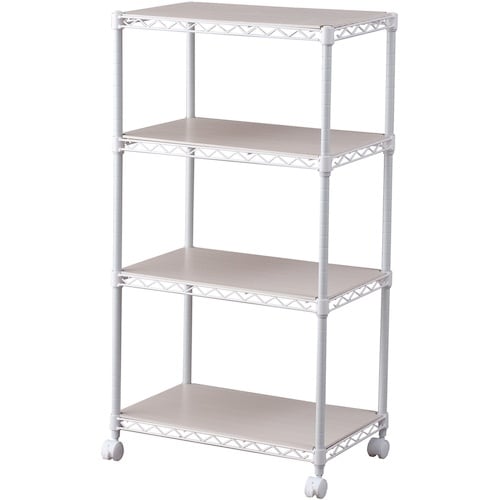 IRIS 522761 カラーメタルラック ウッド