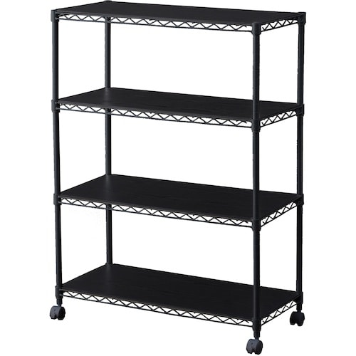 IRIS 522768 カラーメタルラック ウッド