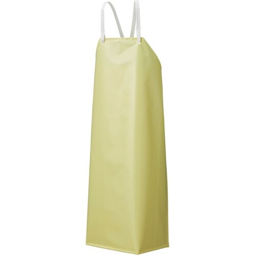 船橋 ウレタンシームレスエプロン 胸 イエロー M