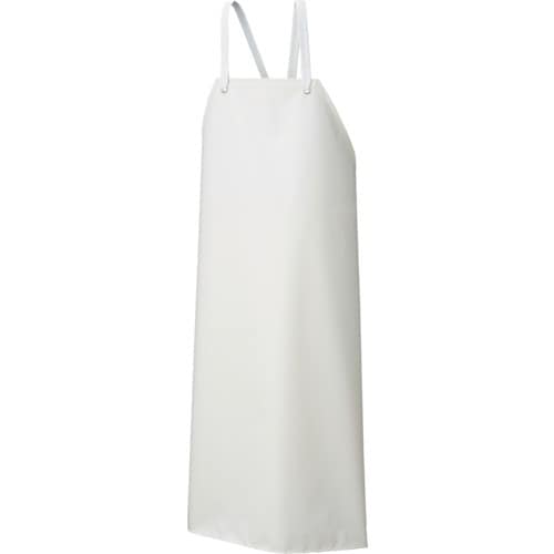 船橋 NBR耐油ゴムエプロン 胸 ホワイト LLサ