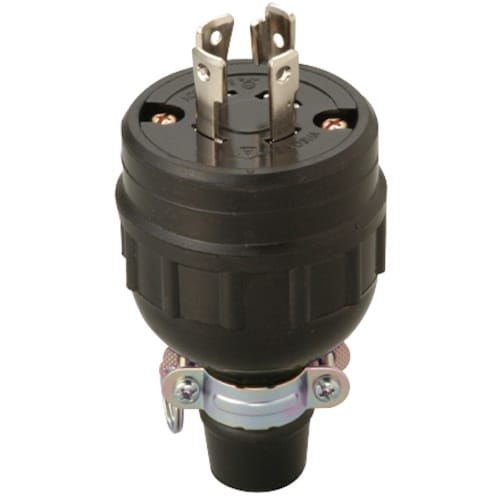 明工 480V 接地3P 30A 引掛ゴムプラグ