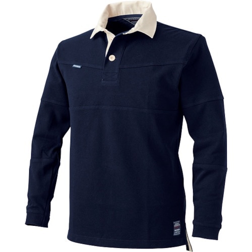 CHUSAN 長袖ラガーシャツコンLL