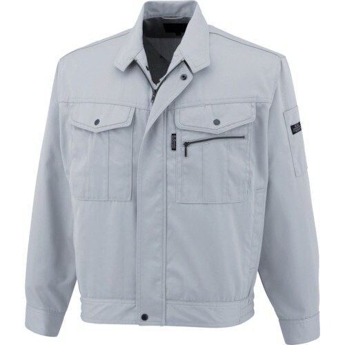 CHUSAN 長袖ブルゾン シルバー M