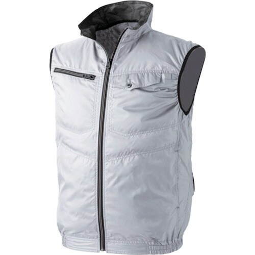 CHUSAN WZ ドットエンボスベスト シルバー