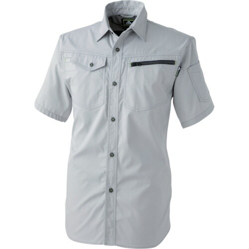 CHUSAN ドビーストレッチTC 半袖シャツ ア