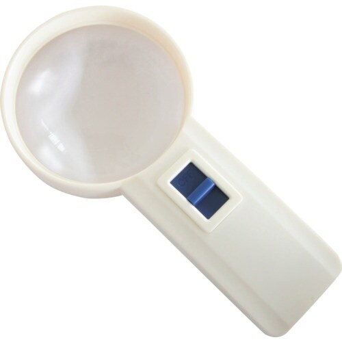 池田レンズ LEDライト付ルーペ4倍70mm非球面