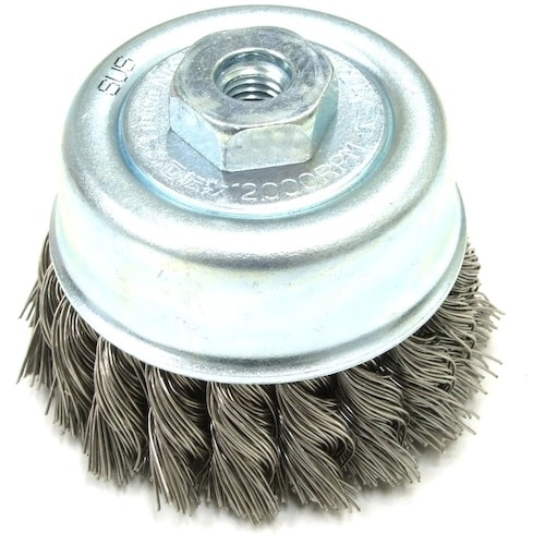 クロダブラシ カップ ヒネリ ステン 75xM10