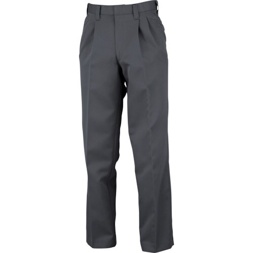 CHUSAN ツータックスラックス チャコールグレ