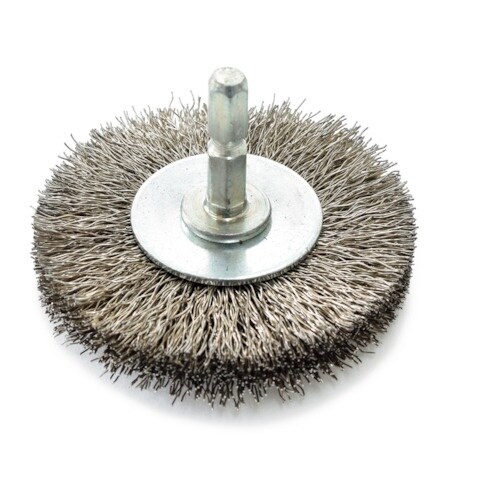 クロダブラシ 六角ワンタッチホイル ステン0.3