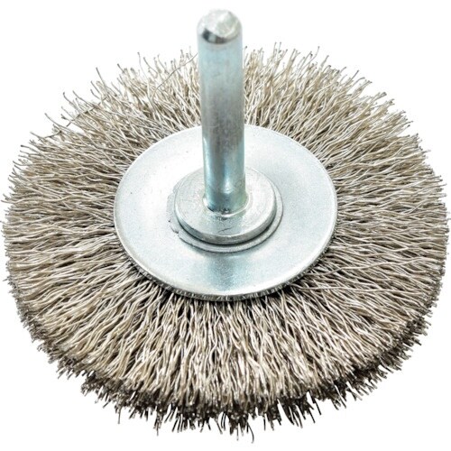 クロダブラシ 軸付ホイル ステン0.3 100x