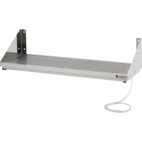 アズマ ステンレス水切トレー付パンチング平棚 塩ビ