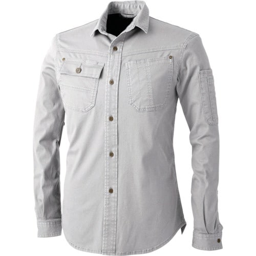 CHUSAN ドビースリムストレッチ・長袖シャツ