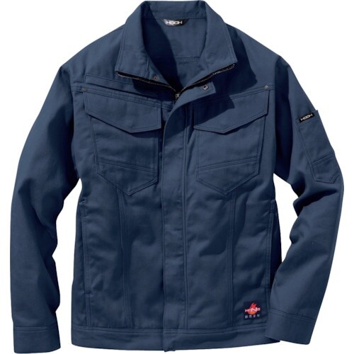 HOOH 難燃ブルゾン 5L ネイビー