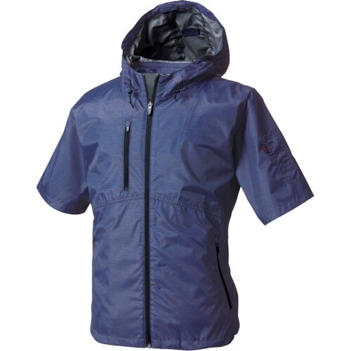 HOOH 快適ウェア 半袖フードジャケット M ス