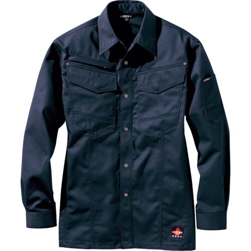 HOOH 難燃シャツ 3L ネイビー