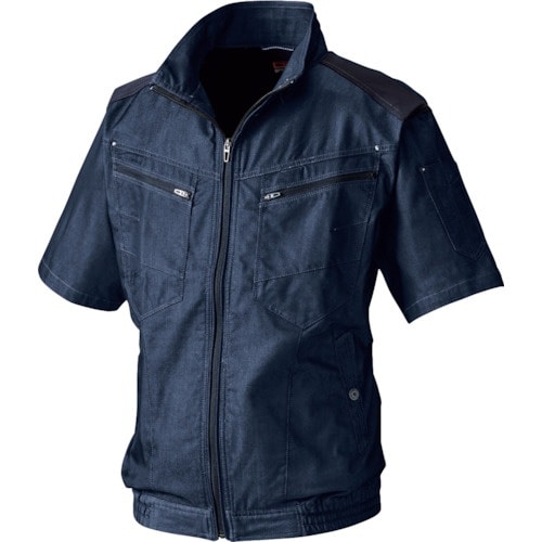 HOOH 快適ウェア 半袖ブルゾン(ストレッチ)