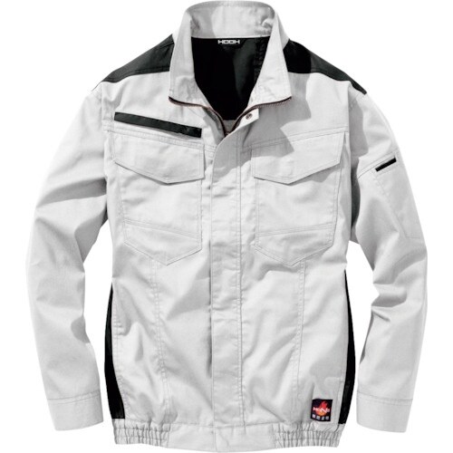 HOOH 難燃ブルゾン 8L シルバーグレー