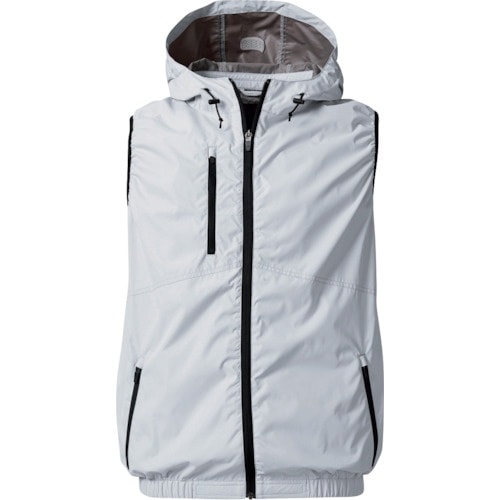 HOOH 快適ウェア フードベスト L シルバーグ