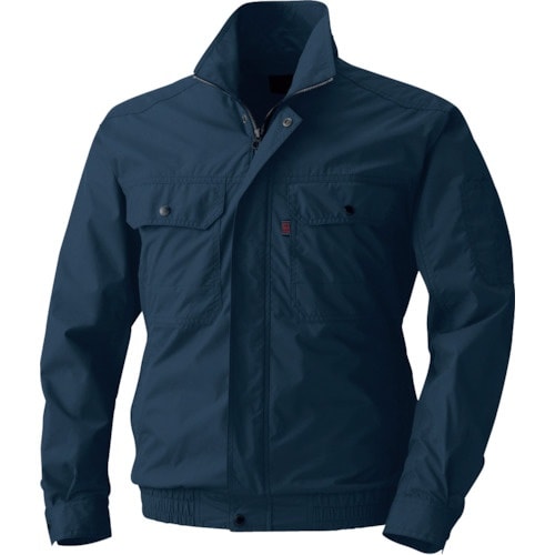 HOOH 快適ウェア 長袖ブルゾン LL ネイビー