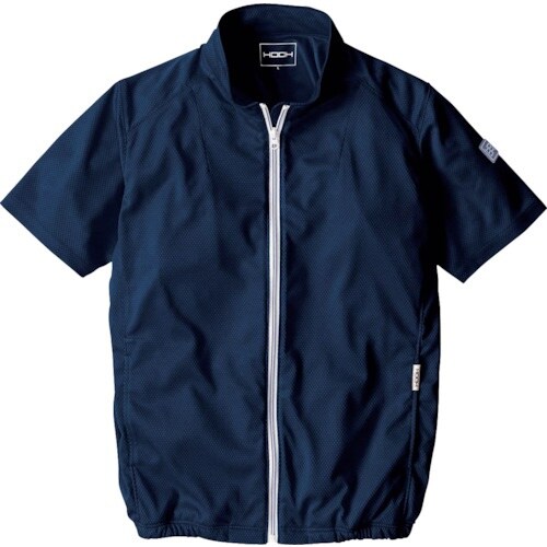 HOOH 快適ウェア 半袖ニットブルゾン LL ネ