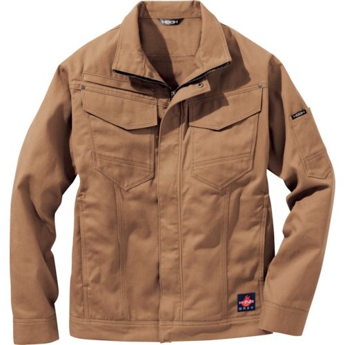 HOOH 難燃ブルゾン 3L キャメル