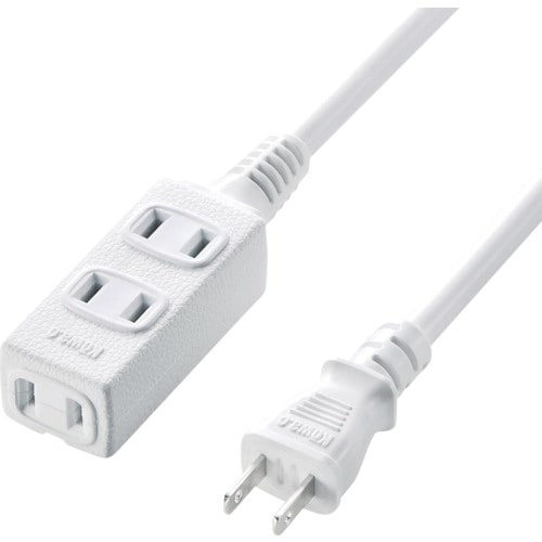 SANWA スリム電源延長コード