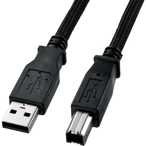 SANWA ナイロンメッシュUSB2.0ケーブル