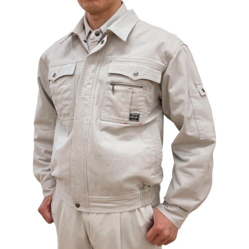 TEAGLES 綿100%ブルゾン ベージュ LL