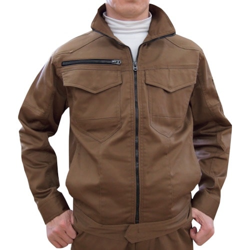 TEAGLES ストレッチジャケット カーキ M