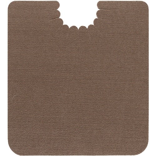 サンコー おくだけズレなーいトイレマット無地 ブラ