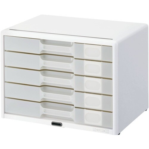 ライオン カギ付レターケース LA4−555LW