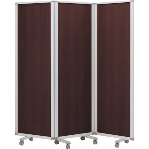 COMAI 3連スクリーン木目ダーク W1800